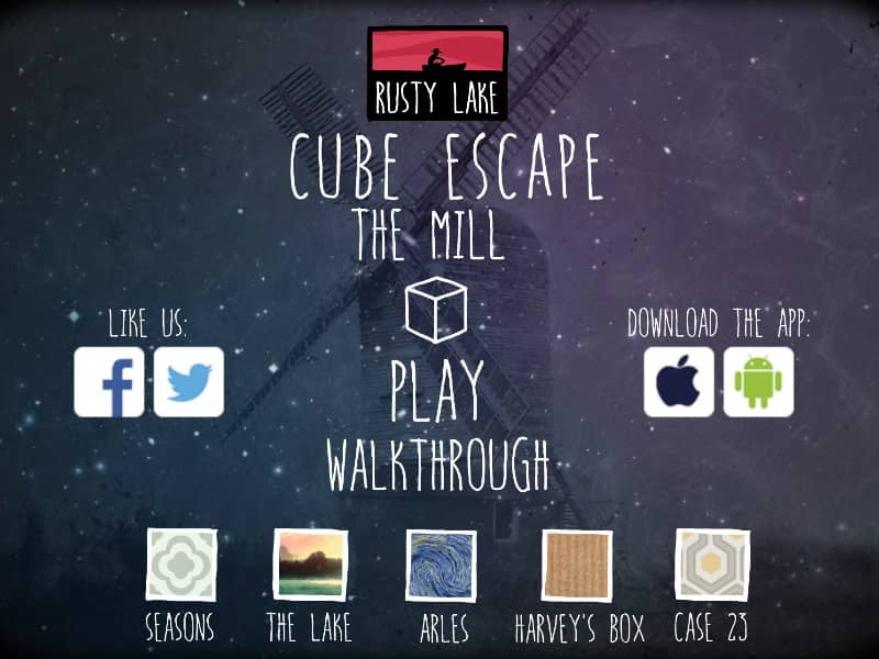 Cube Escape: The Mill
