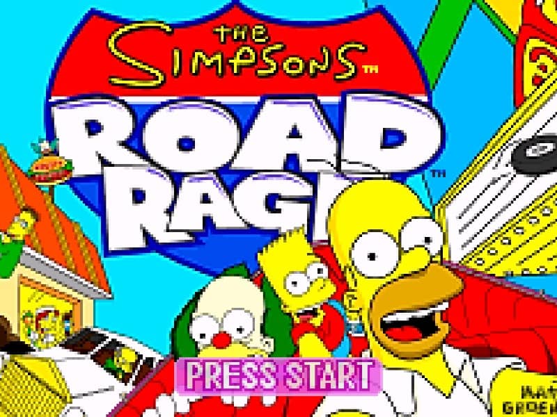 The Simpson's Road Rage